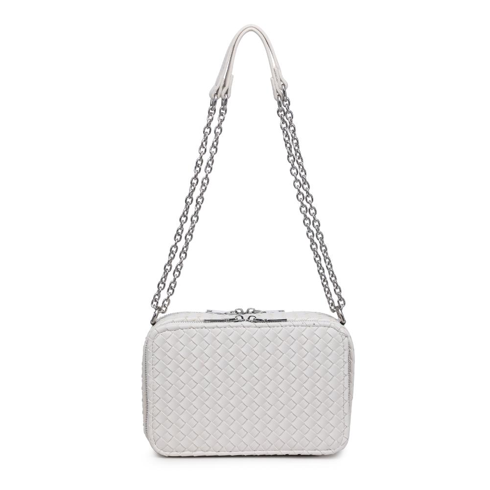 Woman wearing Ivory Urban Expressions Elle Crossbody 840611124463 View 5 | Ivory