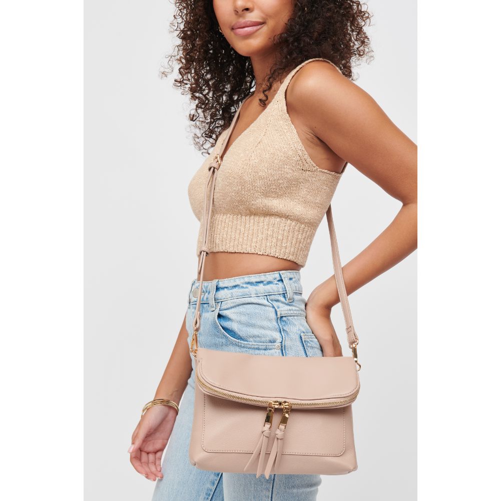 Woman wearing Natural Urban Expressions Debra Crossbody 840611184689 View 1 | Natural