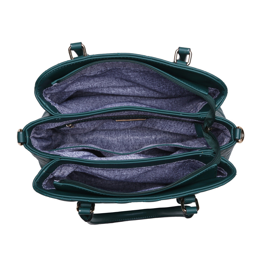 Product Image of Urban Expressions Clayton Satchel NA-840611153234 View 4 | Emerald