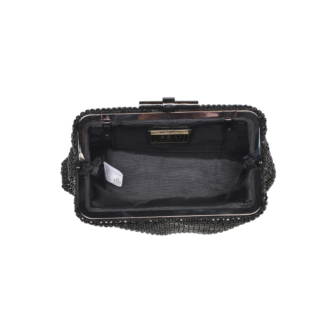 Product Image of Urban Expressions Delfina Evening Bag 840611198648 View 8 | Black