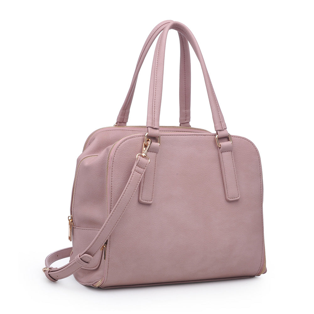 Product Image of Urban Expressions Adriana Satchel NA-840611159090 View 2 | Blush