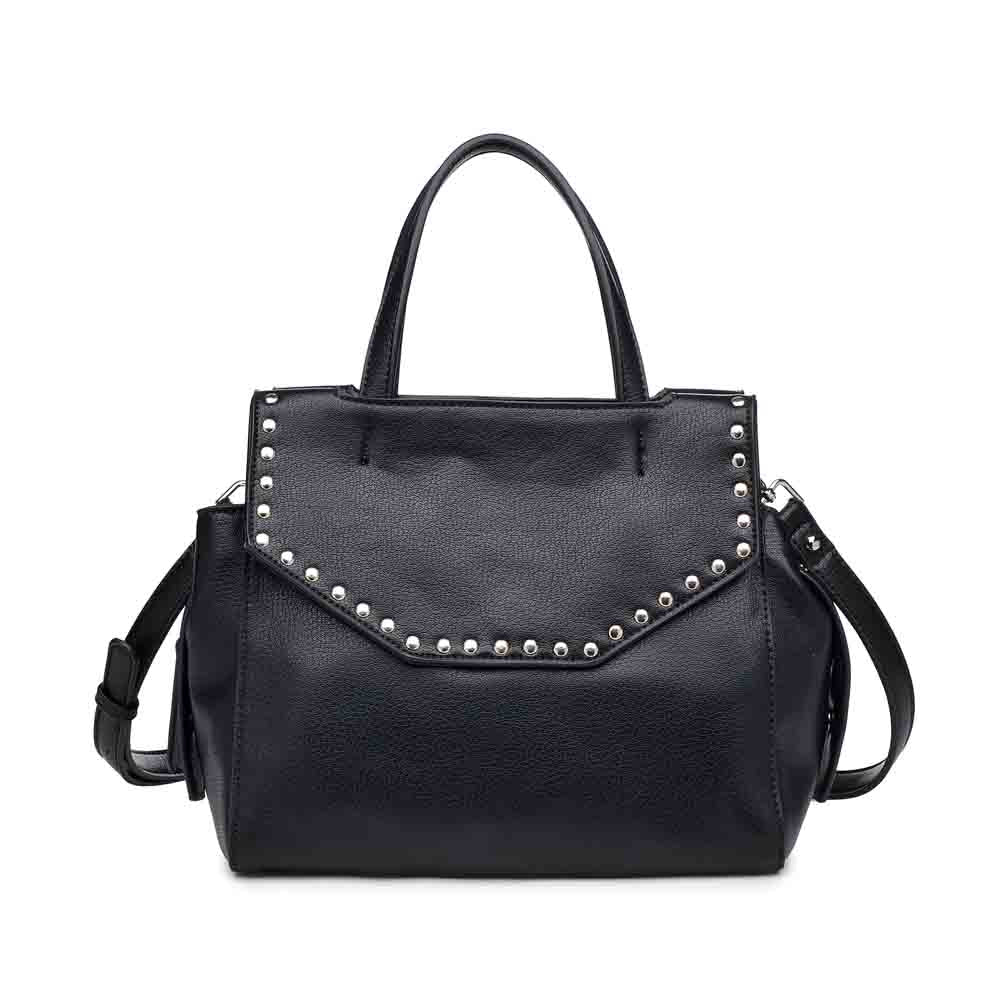 Product Image of Urban Expressions Edison Satchel NA-840611147462 View 1 | Black