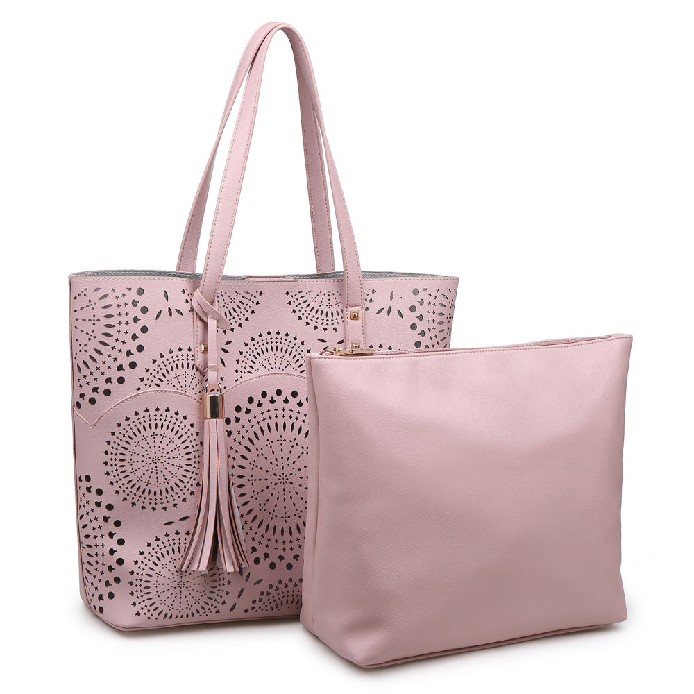 Product Image of Urban Expressions Aubrey Tote NA-840611140883 View 5 | French Rose