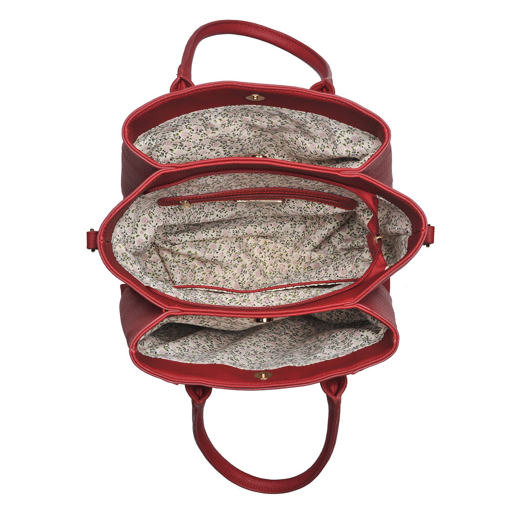 Product Image of Urban Expressions Dante Tote NA-840611150677 View 4 | Red