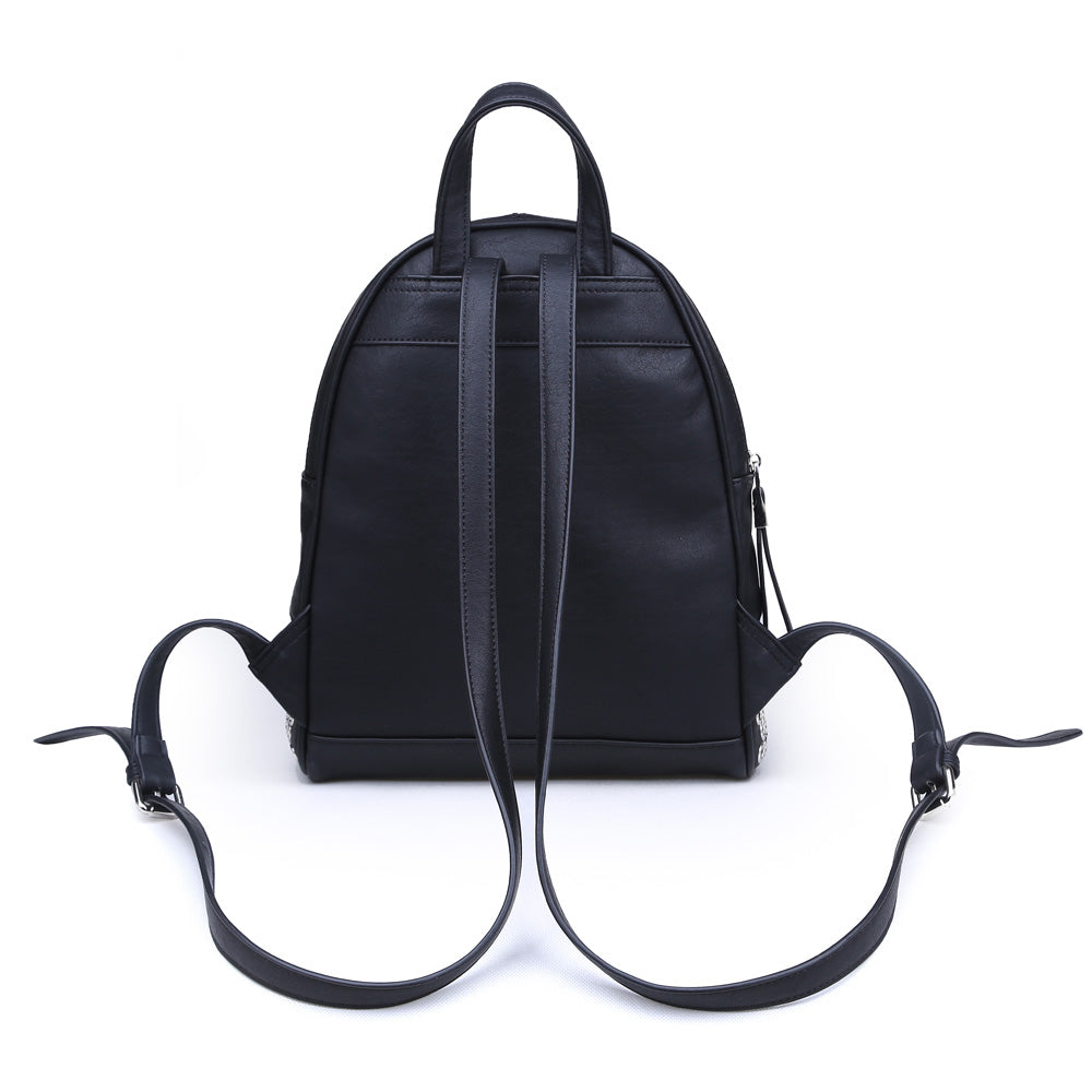 Product Image of Urban Expressions Boston Backpack 840611136459 View 3 | Black