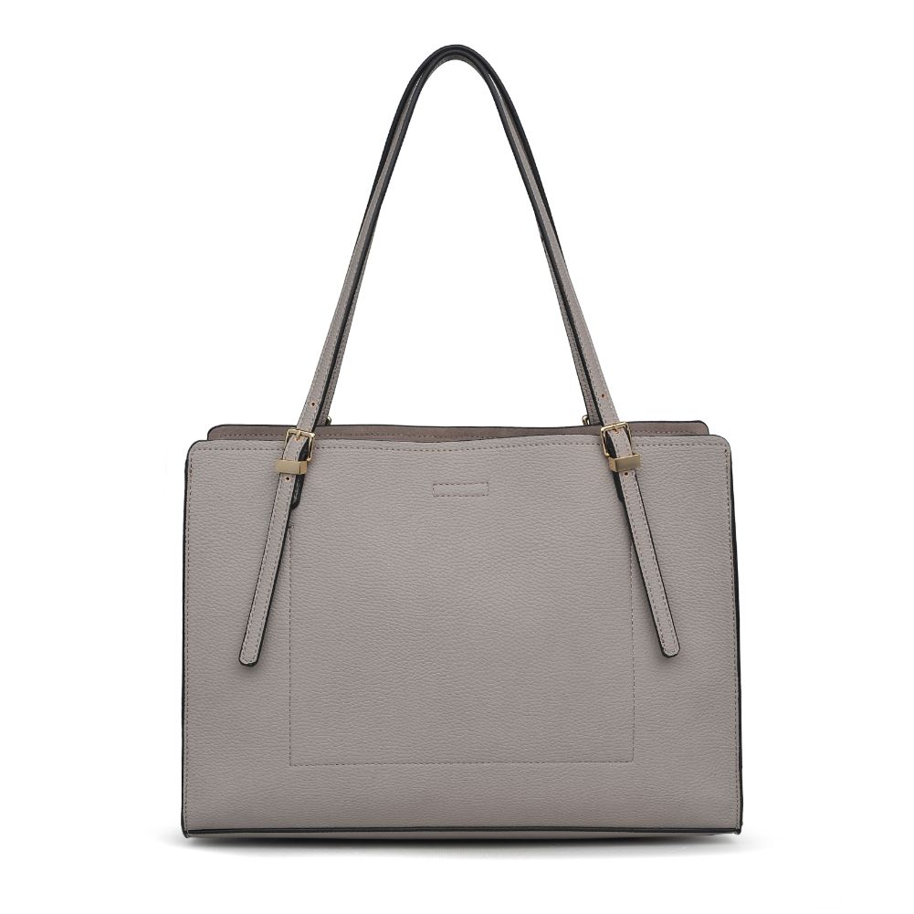 Product Image of Urban Expressions Tanya Tote NA-840611166357 View 3 | Grey