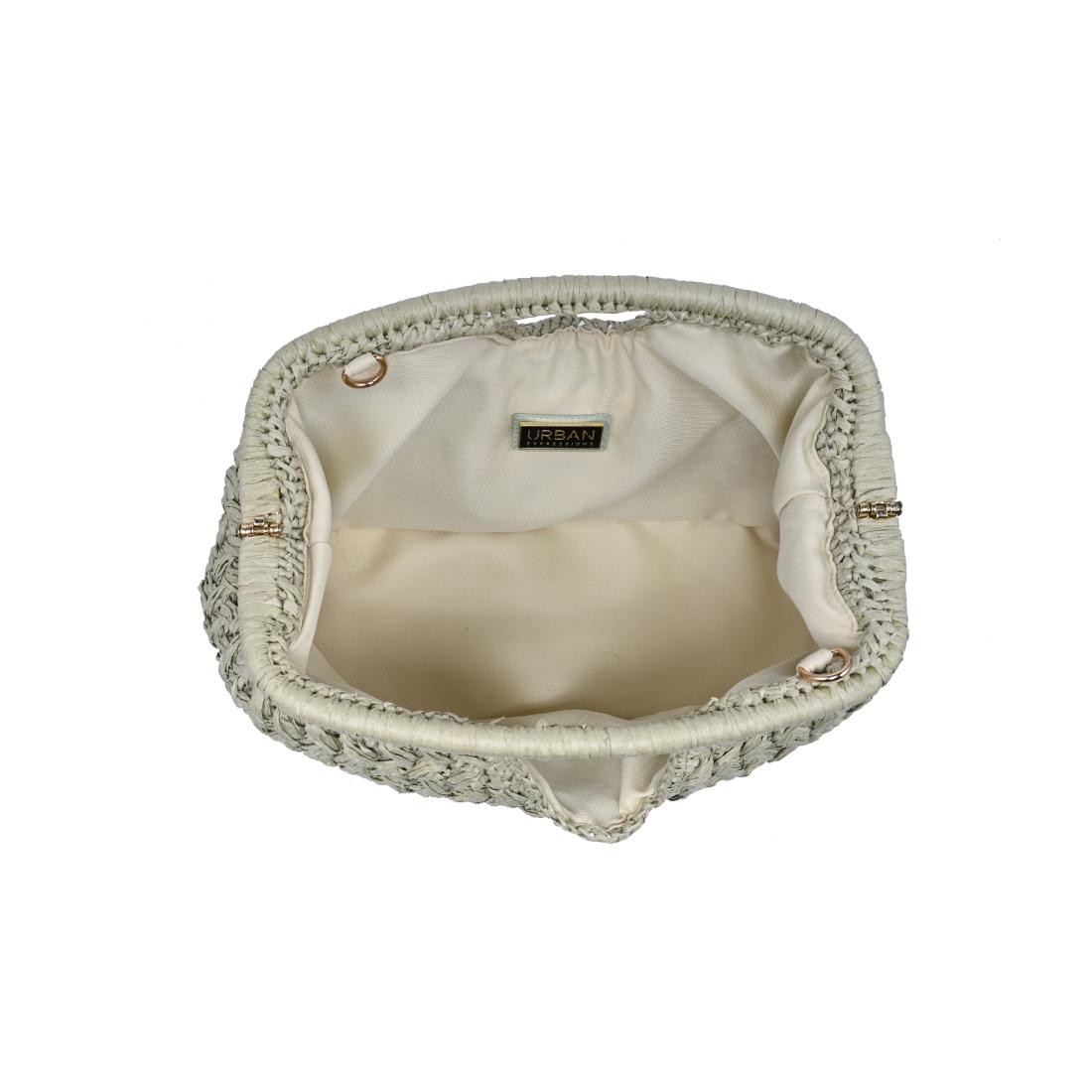 Woman wearing Sage Urban Expressions Abigail Crossbody 840504204135 View 9 | Sage