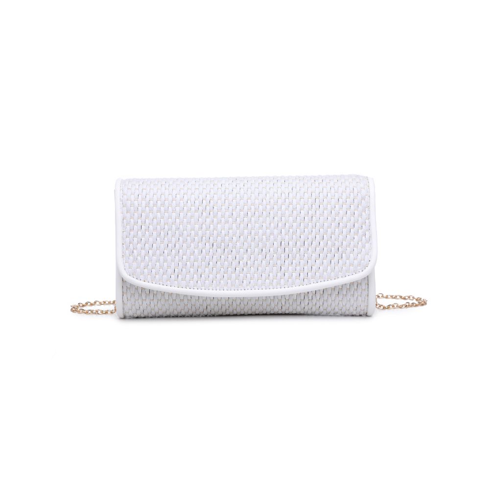 Product Image of Urban Expressions Imogen Clutch 840611101839 View 5 | White