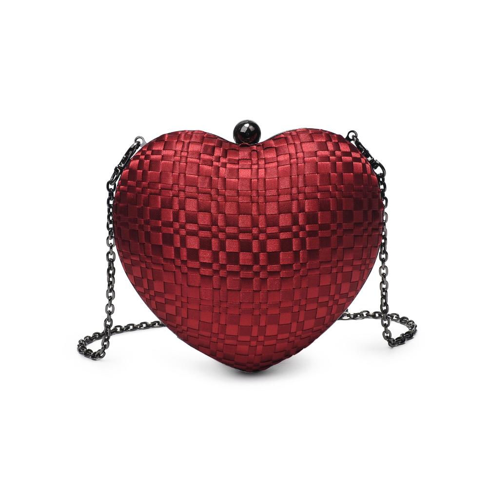 Product Image of Urban Expressions Amara Evening Bag 840611133427 View 5 | Burgundy