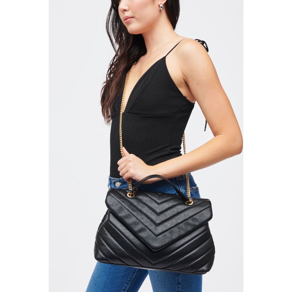 Woman wearing Black Urban Expressions Ivy Crossbody 840611185747 View 1 | Black