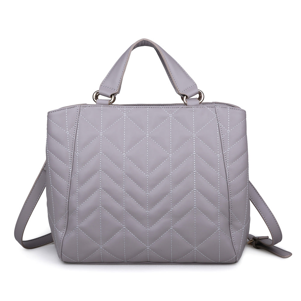 Product Image of Urban Expressions Simone Satchel NA-840611149992 View 3 | Grey