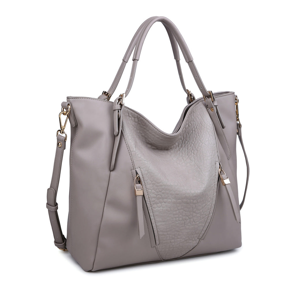 Product Image of Urban Expressions Jak Pebble Tote NA-840611155191 View 2 | Grey