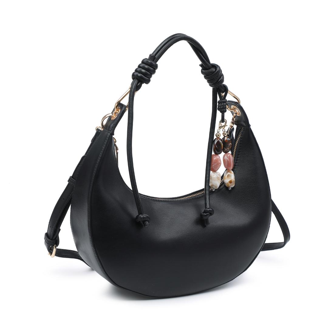 Woman wearing Black Urban Expressions Emilia Hobo 840504206429 View 6 | Black