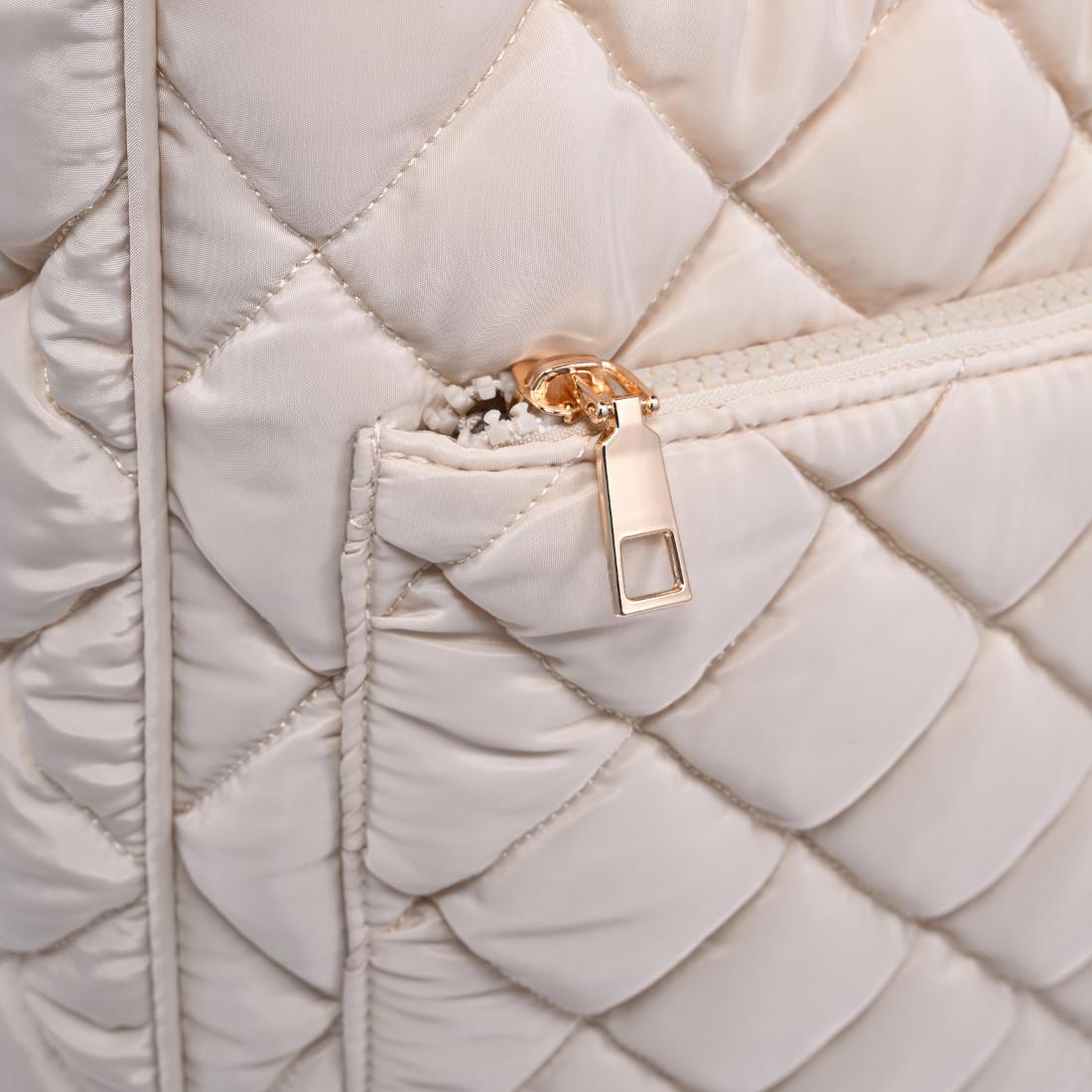 Urban Expressions Fia - Quilted Puffer Crossbody 840504207327 View 8 | Cream