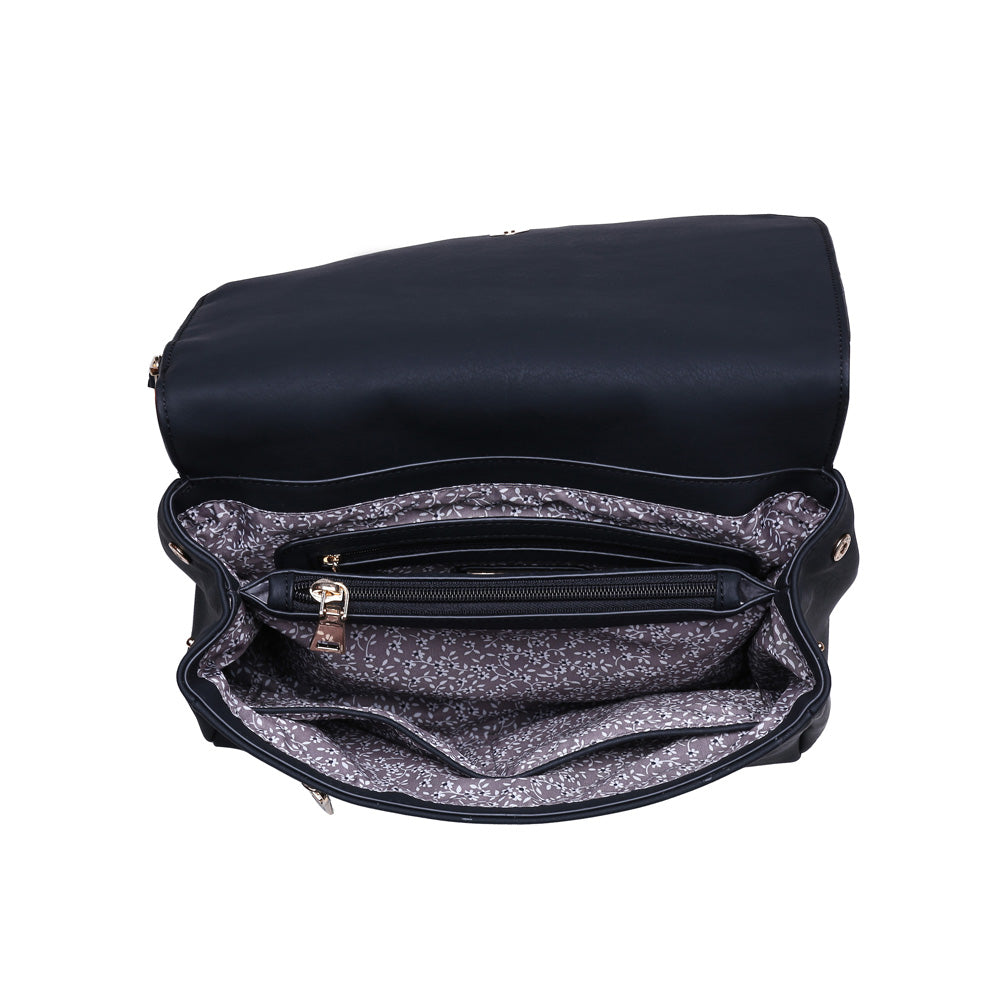 Woman wearing Black Urban Expressions Jonah Satchel 840611144843 View 9 | Black
