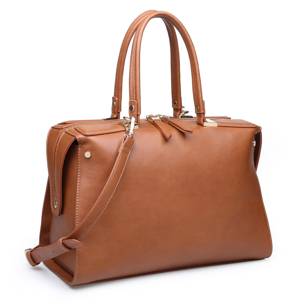 Product Image of Urban Expressions Nadia Satchel NA-840611149909 View 2 | Tan