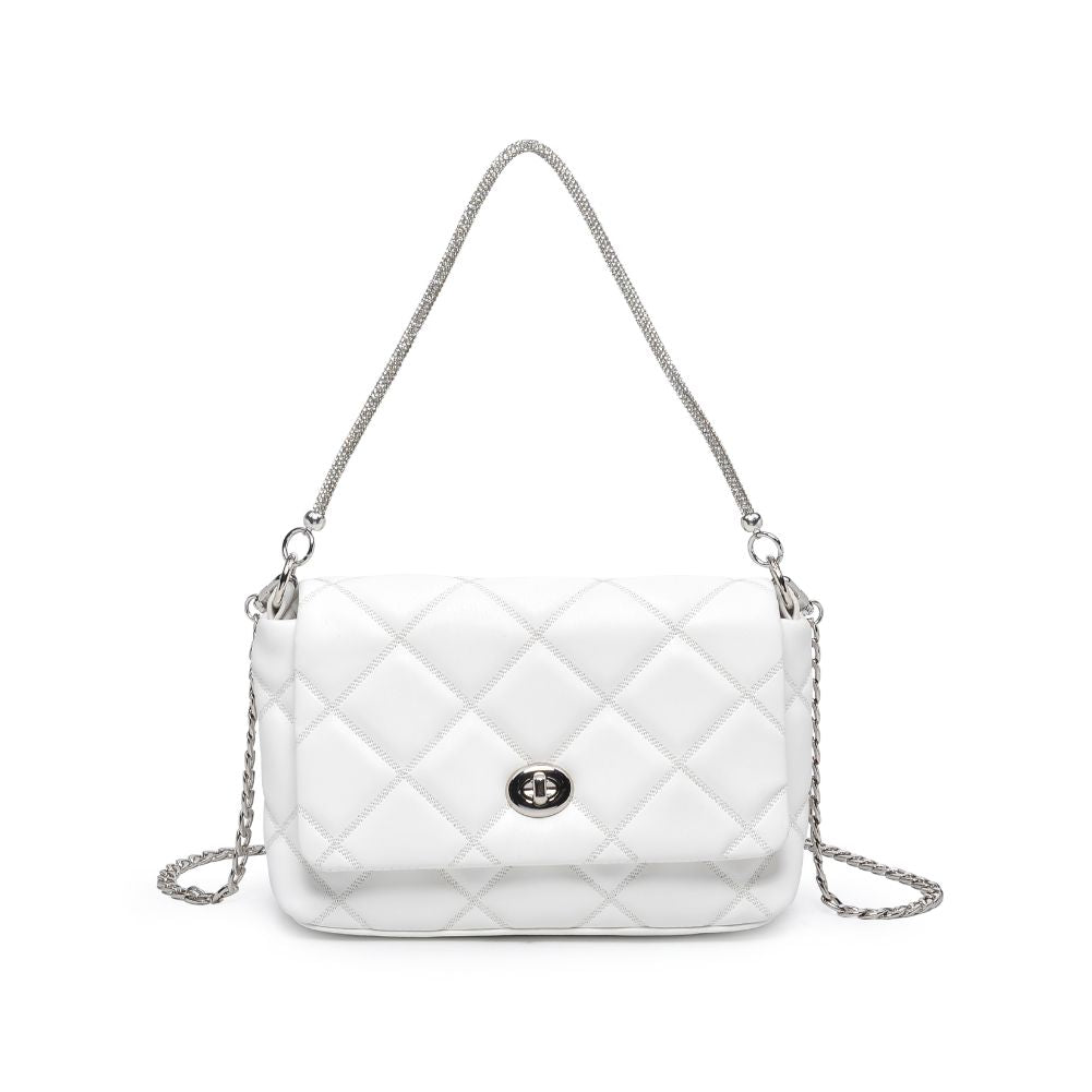 Product Image of Urban Expressions Sierra Crossbody 840611104823 View 5 | White