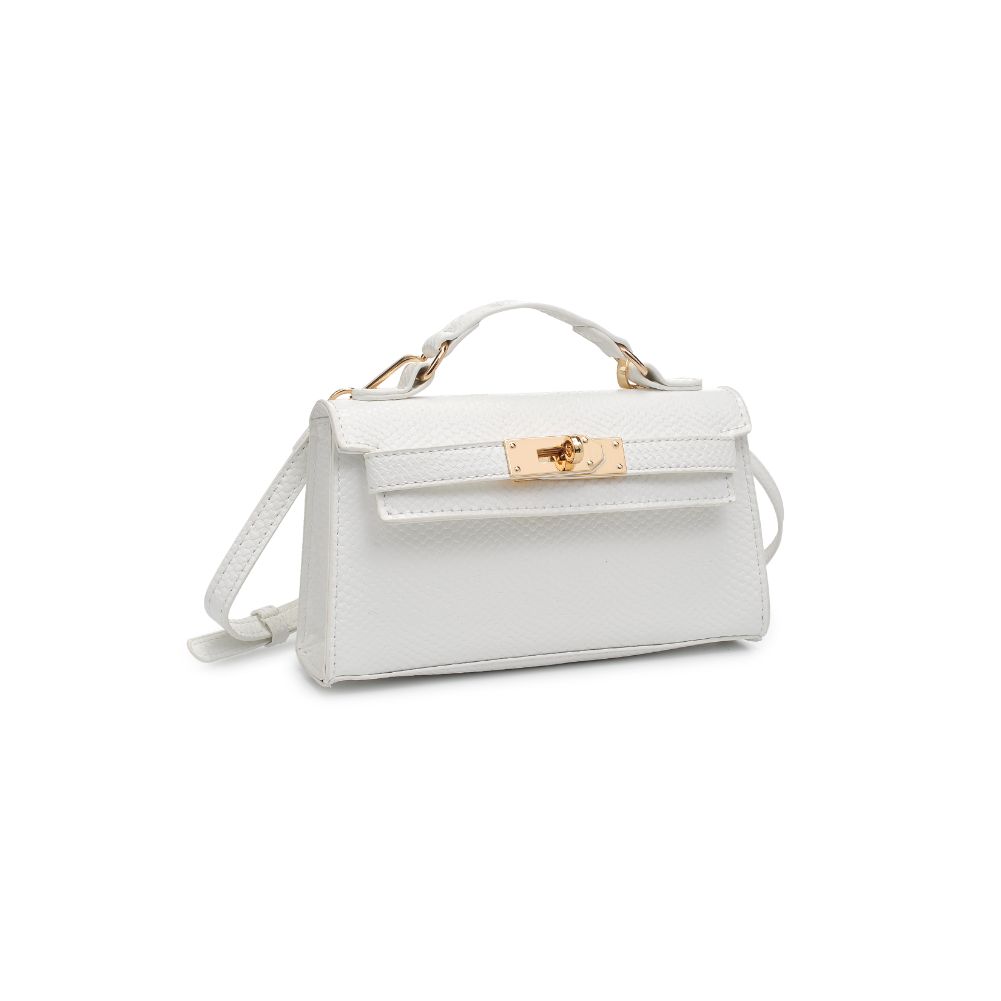 Product Image of Urban Expressions Georgina Snake Crossbody 840611181312 View 6 | White