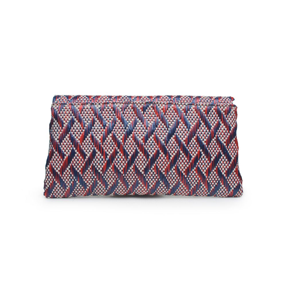 Product Image of Urban Expressions Emilia Clutch 840611172228 View 3 | Red Blue