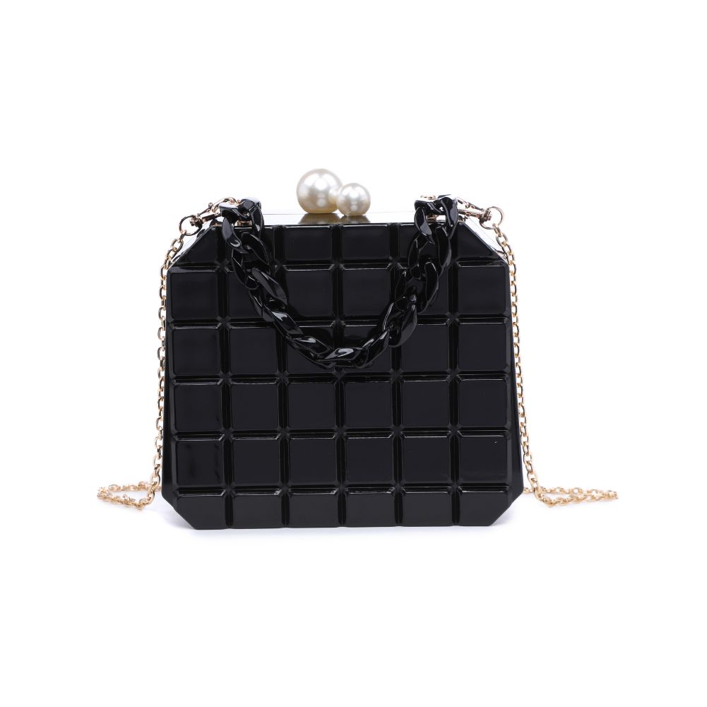 Product Image of Urban Expressions Pearl Minaudiere 818209010542 View 5 | Black