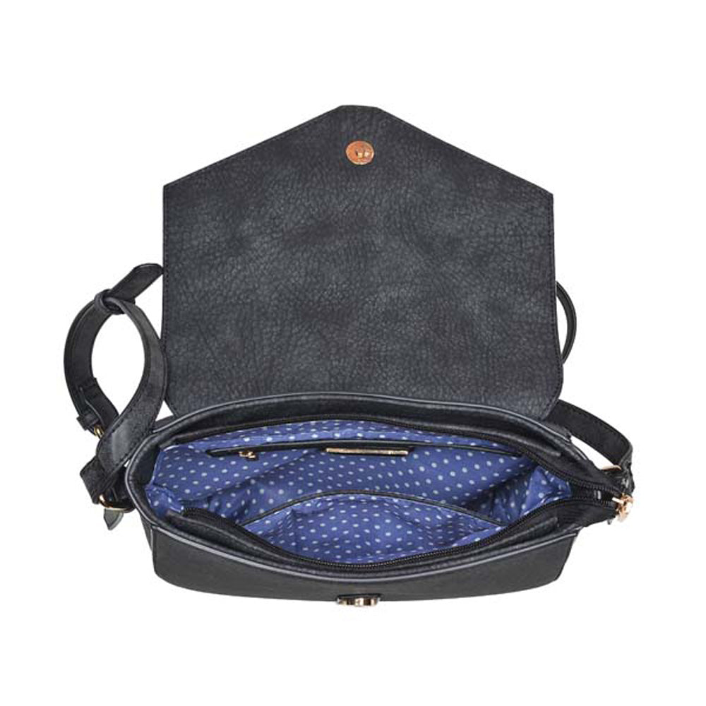 Woman wearing Black Urban Expressions Henderson Crossbody 840611122926 View 9 | Black