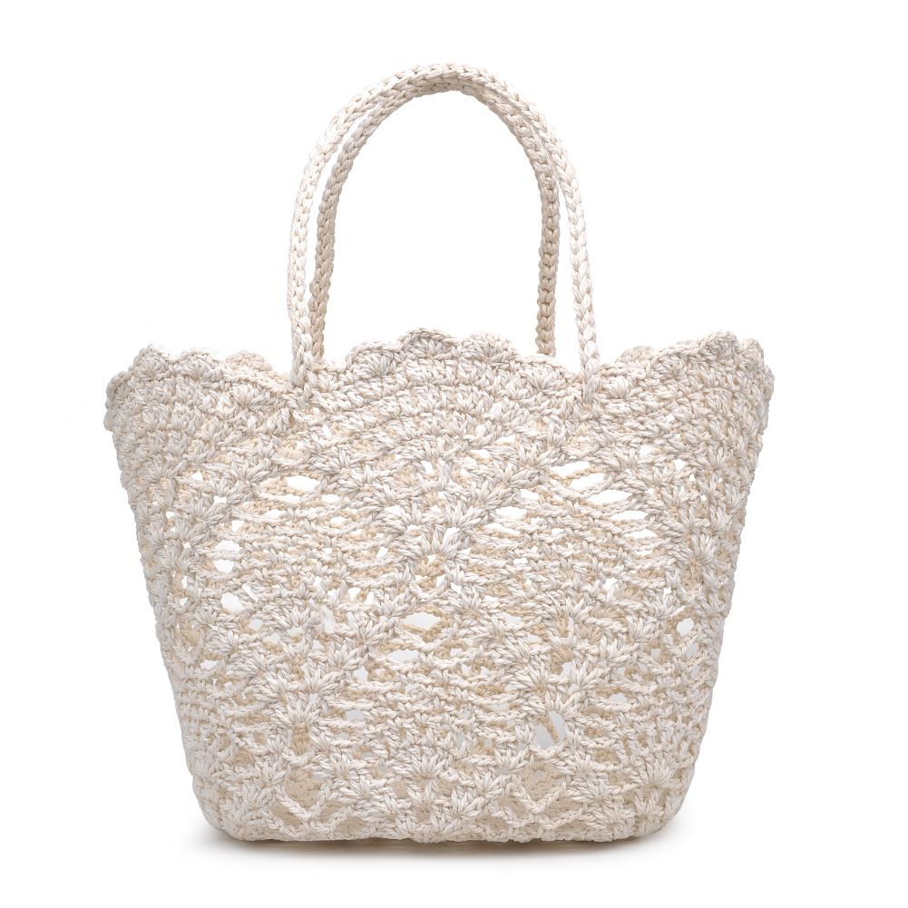 Product Image of Urban Expressions Poppy Tote 840611169556 View 1 | Ivory