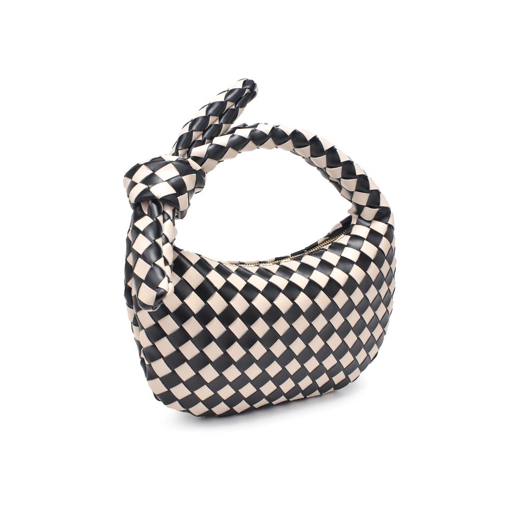Woman wearing Black Ivory Urban Expressions Lizbeth Clutch 840611127853 View 6 | Black Ivory