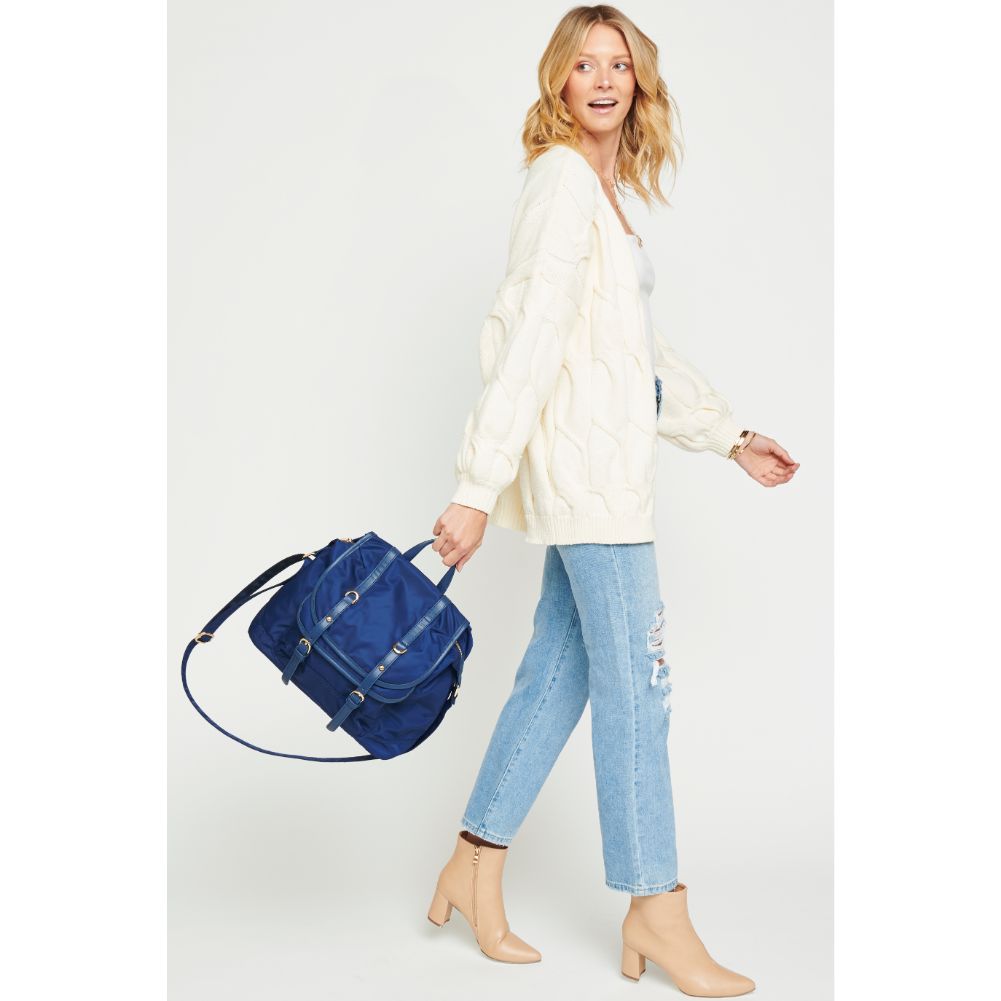 Woman wearing Midnight Blue Urban Expressions Tango Messenger NA-840611154965 View 2 | Midnight Blue