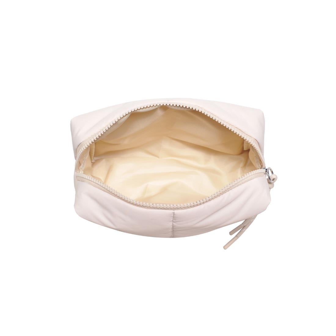 Urban Essentials Daydreamer - Nylon Cosmetic & Travel Organizer Pouch 840611197627 View 8 | Cream