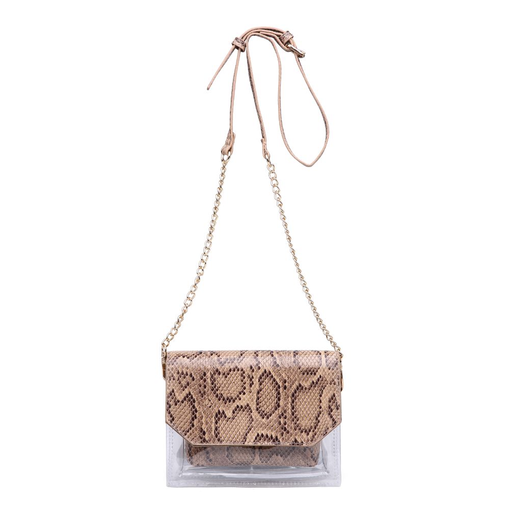 Product Image of Urban Expressions Tailgate - Snake Crossbody 840611162953 View 1 | Natural