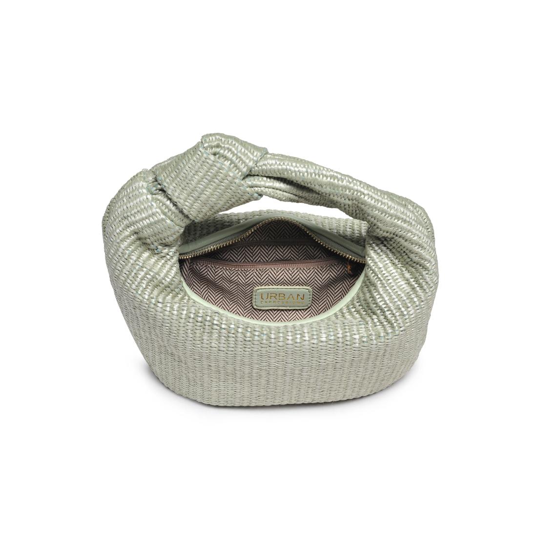 Product Image of Urban Expressions Tracy - Stripes Clutch 840611141682 View 8 | Sage