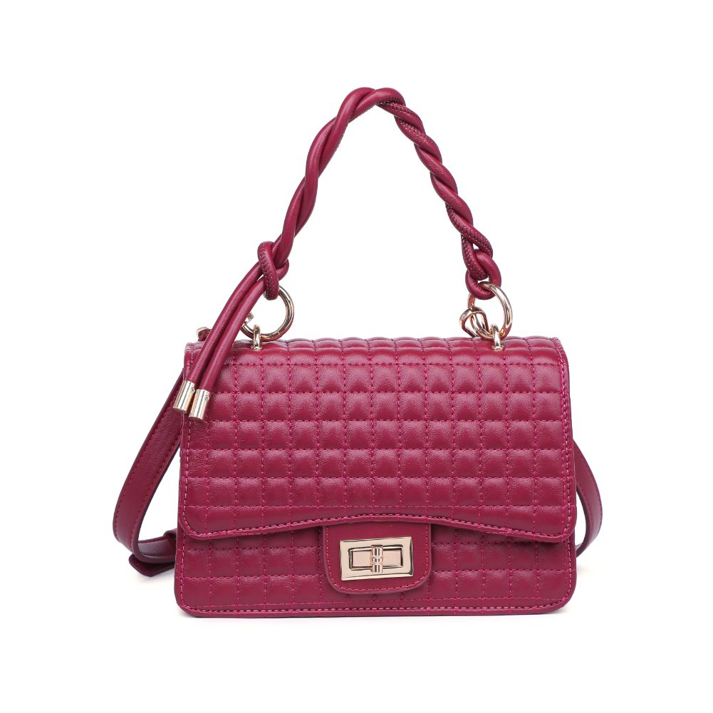 Woman wearing Wine Urban Expressions Zoe Crossbody 840611115409 View 5 | Wine