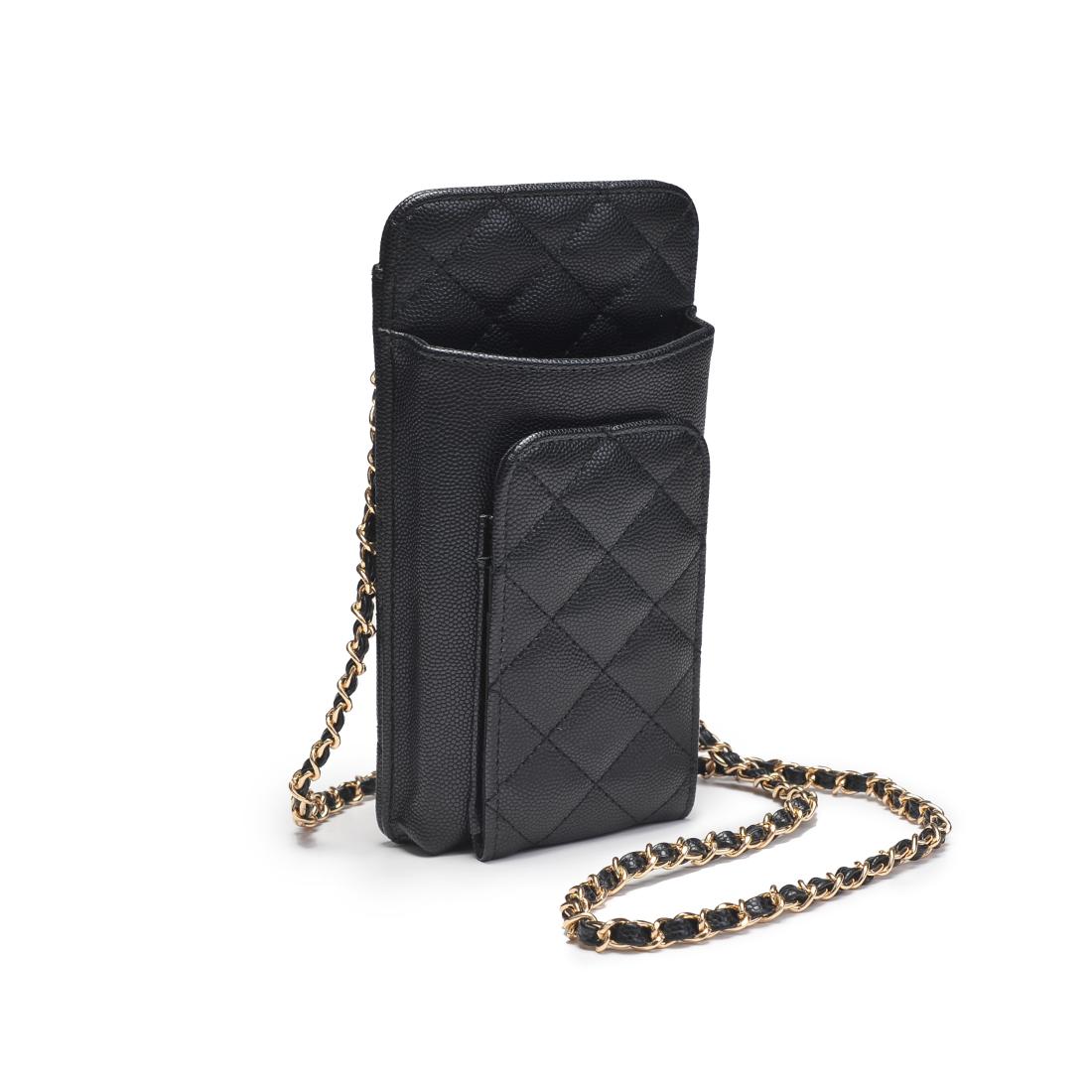 Product Image of Urban Expressions Brianna Cell Phone Crossbody 840504201356 View 6 | Black
