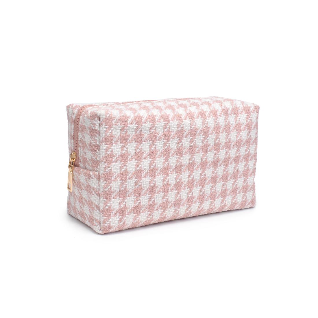 Urban Essentials Haute Tooth Cosmetic & Travel Organizer Pouch 840611197221 View 6 | Pink