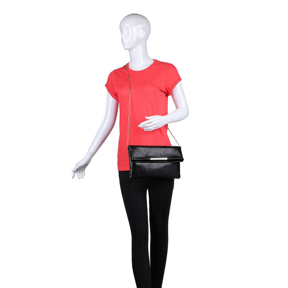 Product Image of Urban Expressions Amber Clutch NA-840611166142 View 5 | Black