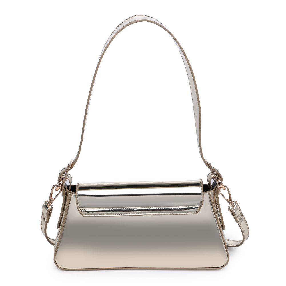 Woman wearing Gold Urban Expressions Donna Crossbody 840611120649 View 7 | Gold