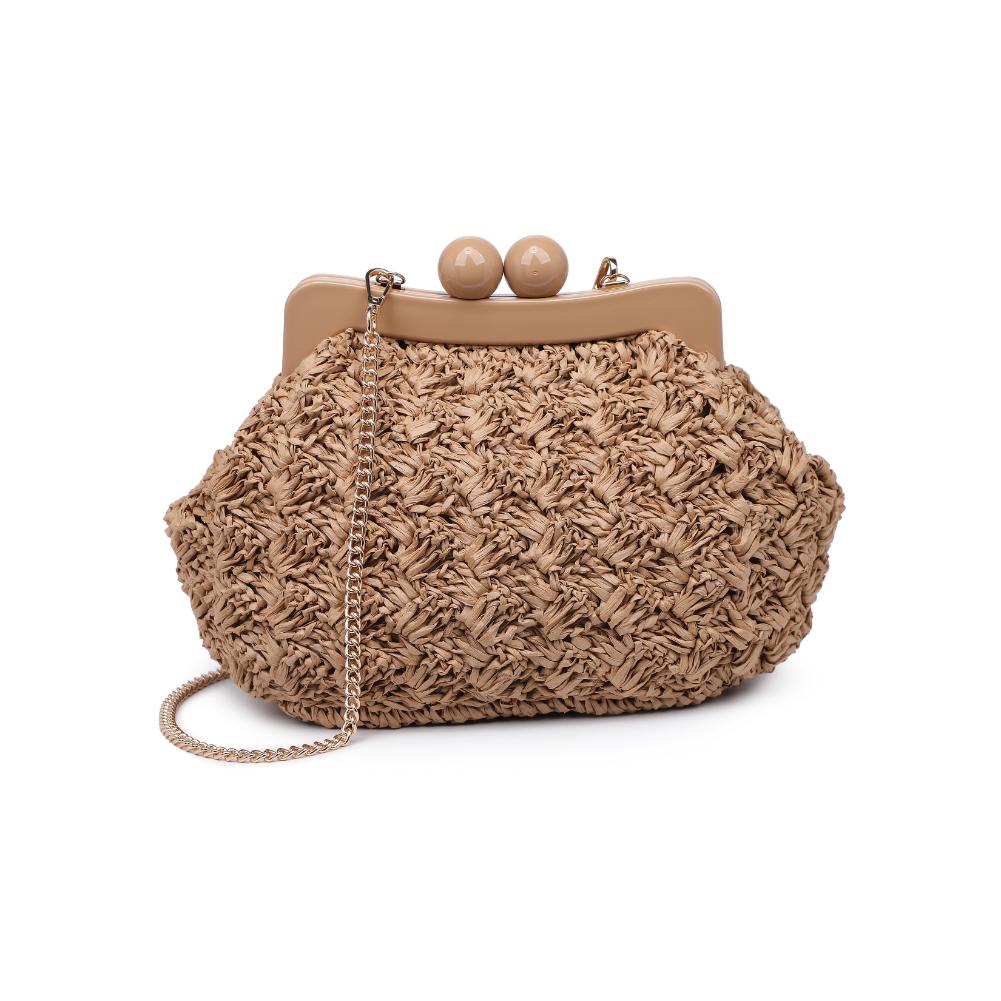 Woman wearing Tan Urban Expressions Naomi Crossbody 840611119681 View 5 | Tan