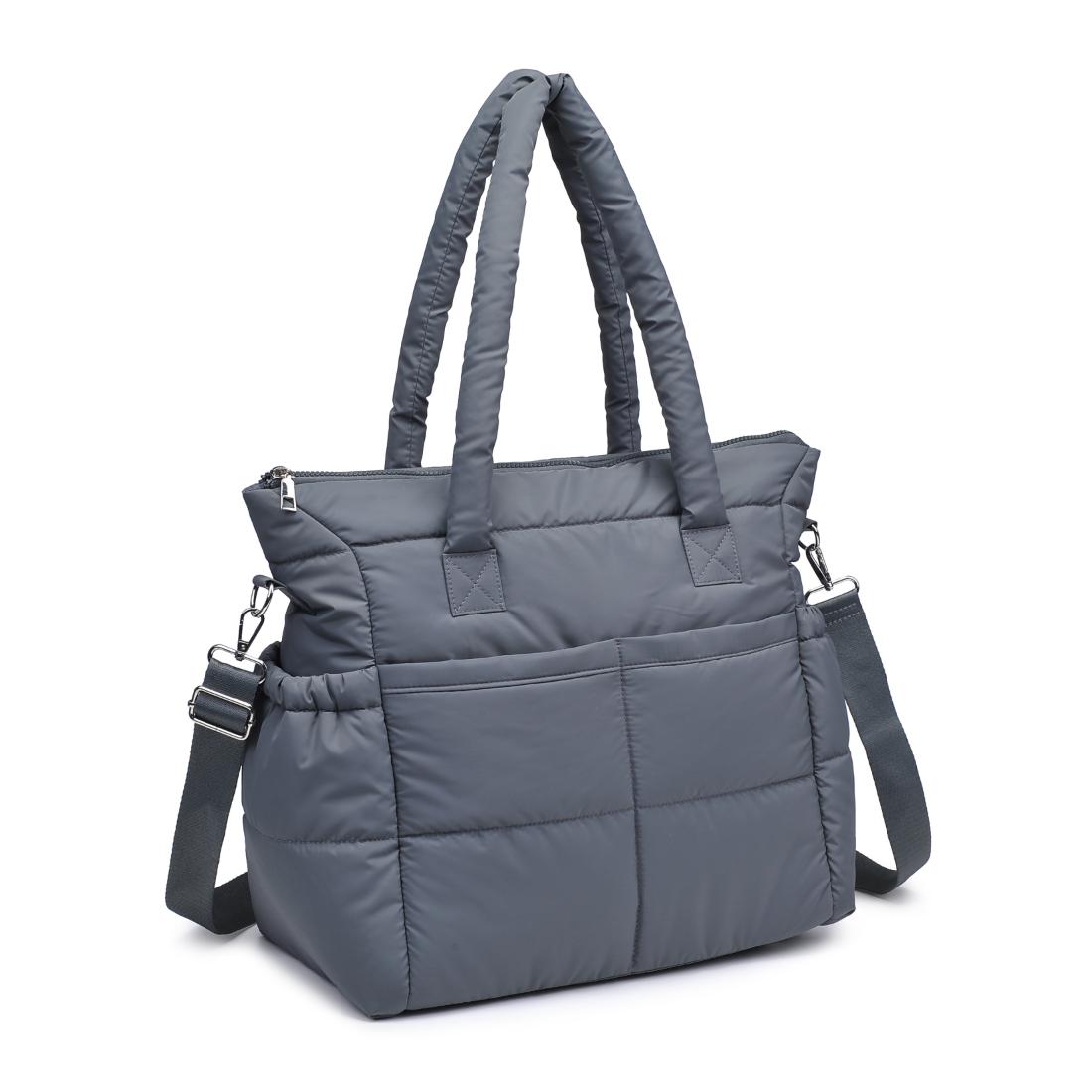 Woman wearing Carbon Urban Expressions Jetsetter Tote 840611195104 View 6 | Carbon
