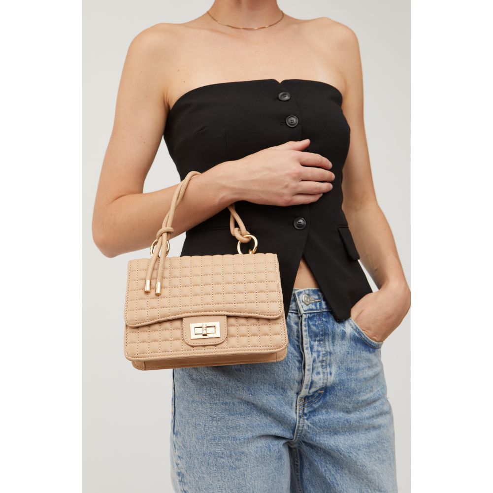 Woman wearing Natural Urban Expressions Zoe Crossbody 840611115430 View 4 | Natural