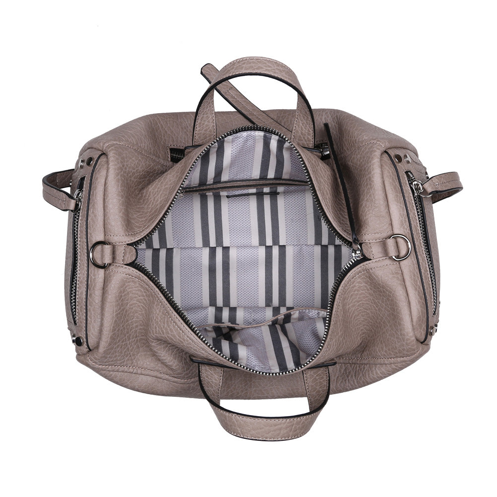 Woman wearing Mushroom Urban Expressions Paloma Weekender NA-840611156891 View 9 | Mushroom