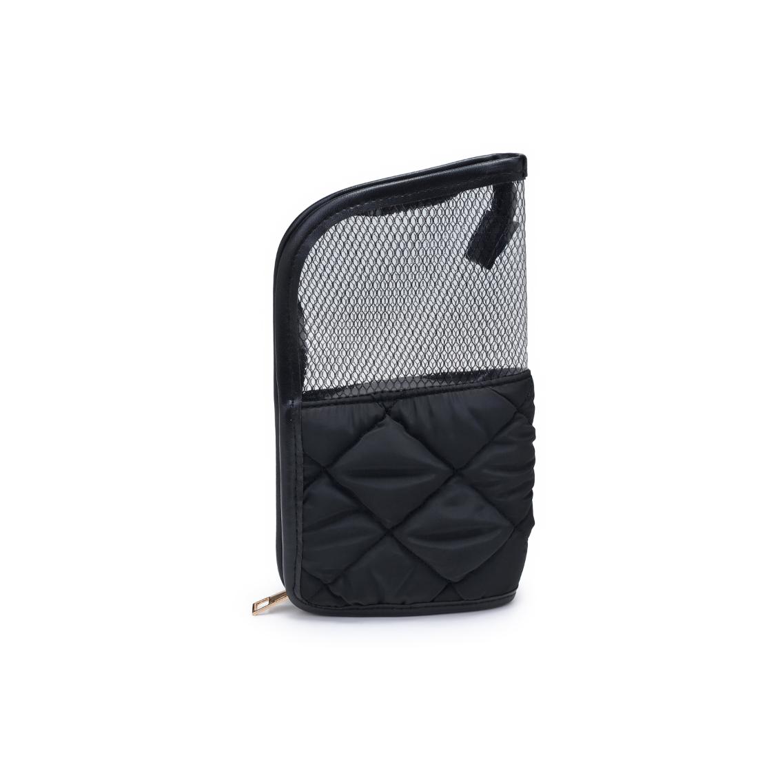 Urban Essentials Makeup MVP - Quilted Nylon Brush Holder 840504201141 View 5 | Black