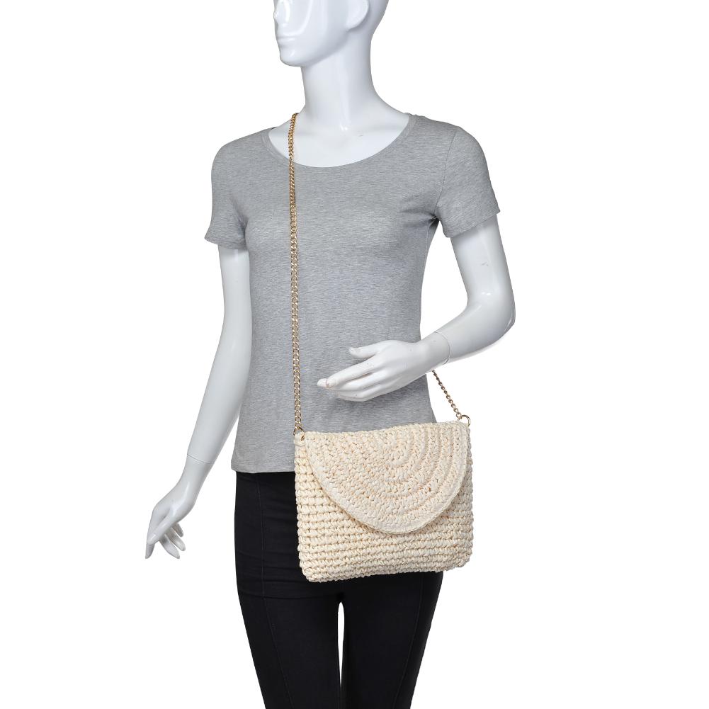 Product Image of Urban Expressions Anita Clutch 840611122964 View 5 | Ivory