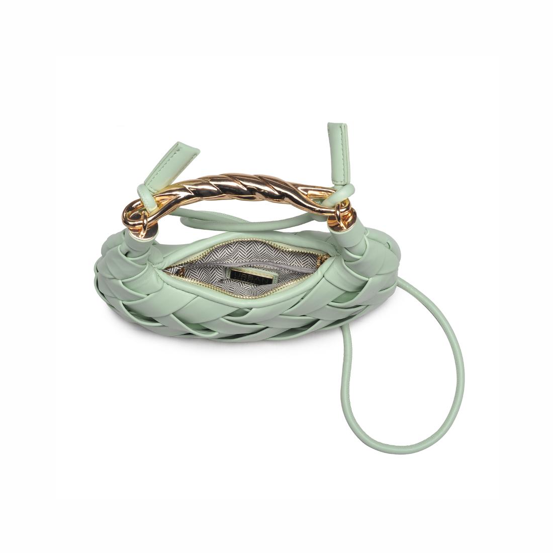 Woman wearing Pistachio Urban Expressions Pamela Crossbody 840611147493 View 9 | Pistachio