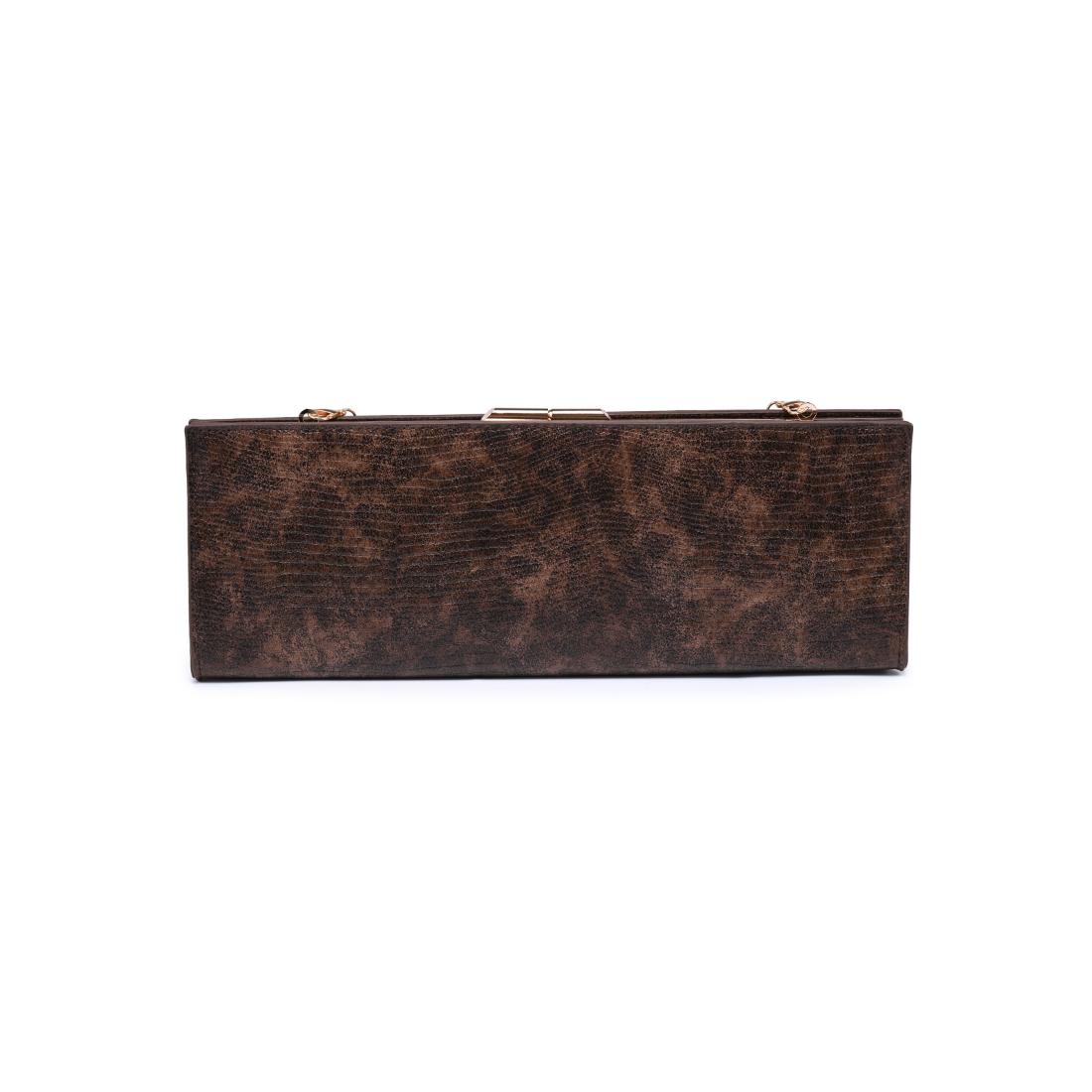 Urban Expressions Nazlee - Lizard Clutch 840504212642 View 7 | Brown