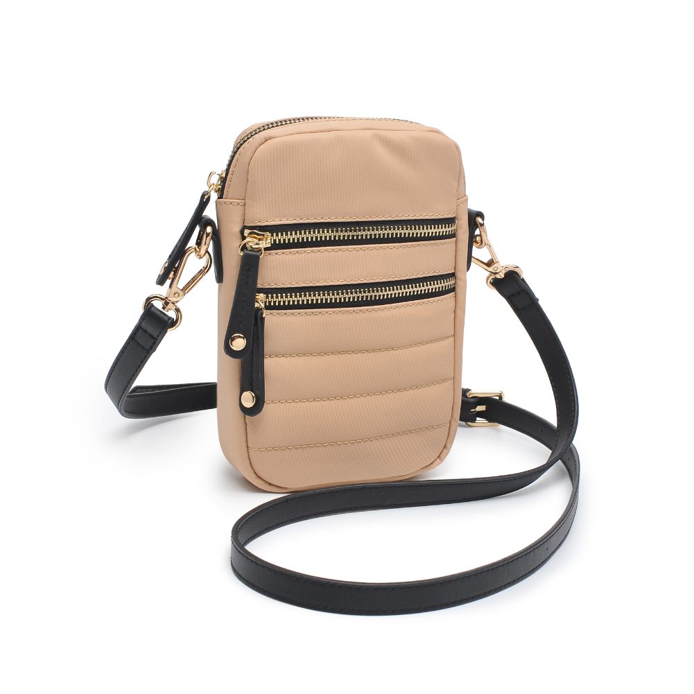 Product Image of Urban Expressions Evelyn Cell Phone Crossbody 840611181992 View 6 | Natural