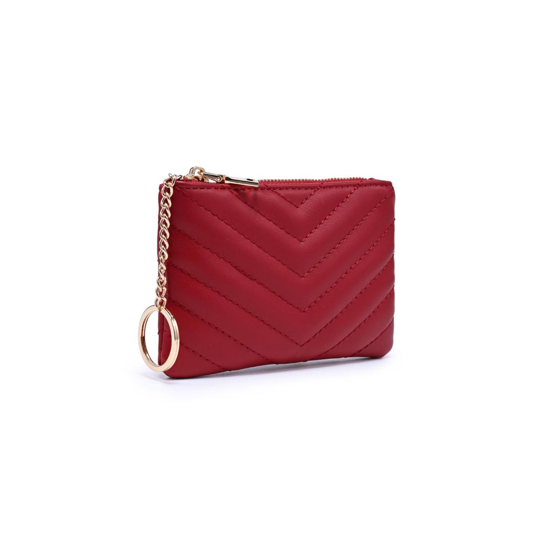 Woman wearing Red Urban Expressions Mackenzie Wallet 840504203848 View 6 | Red
