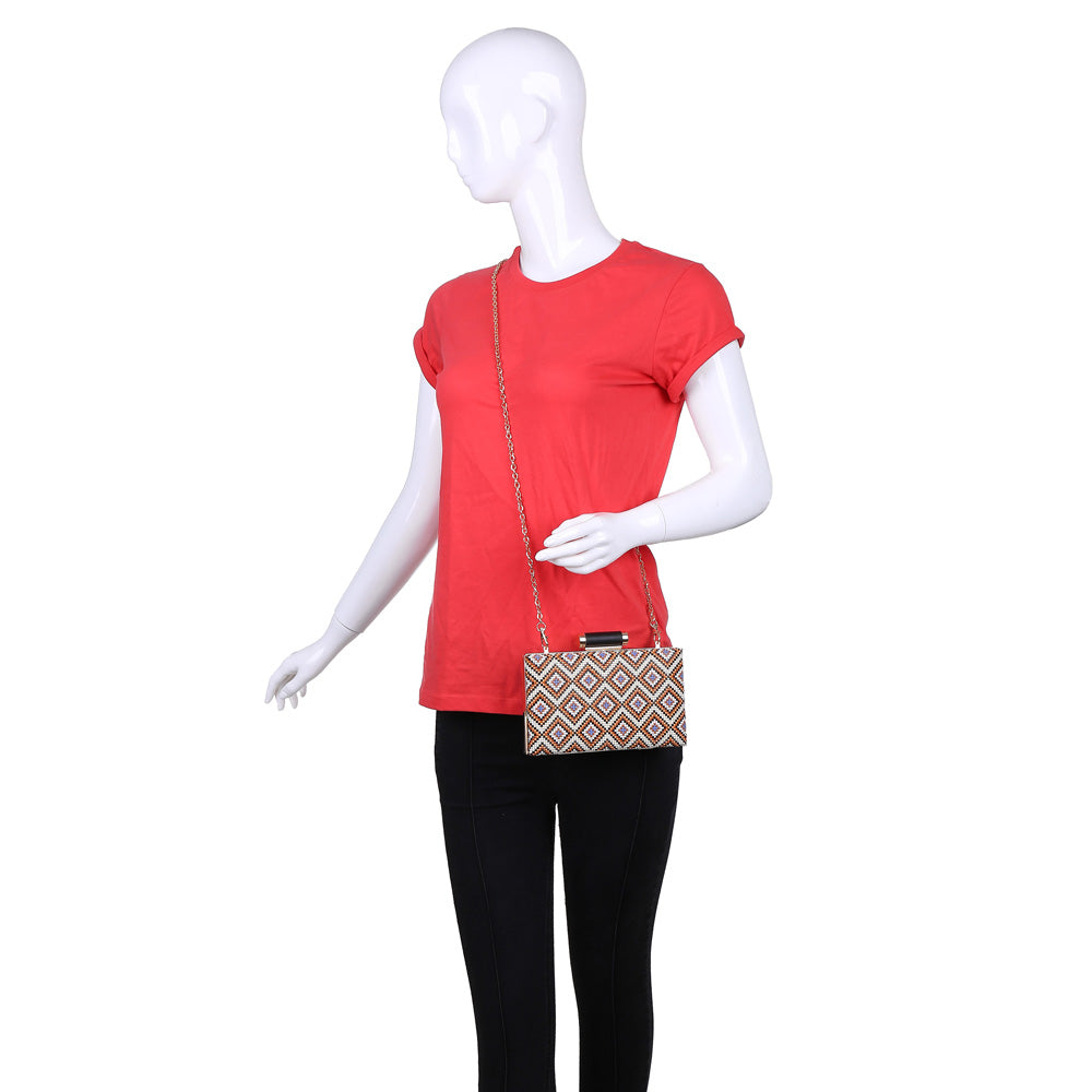 Product Image of Urban Expressions Bora Bora Evening Bag NA-840611161574 View 5 | Cream