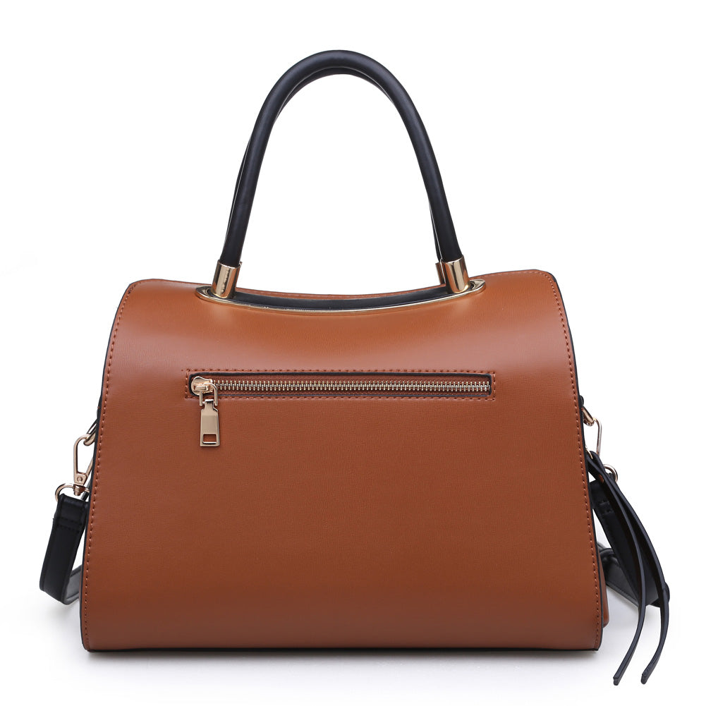 Product Image of Urban Expressions Willa Satchel NA-840611149497 View 3 | Tan