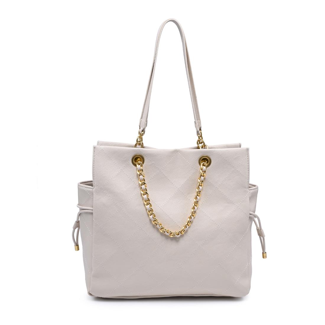 Urban Expressions Hudson Tote 840504205118 View 7 | Cream