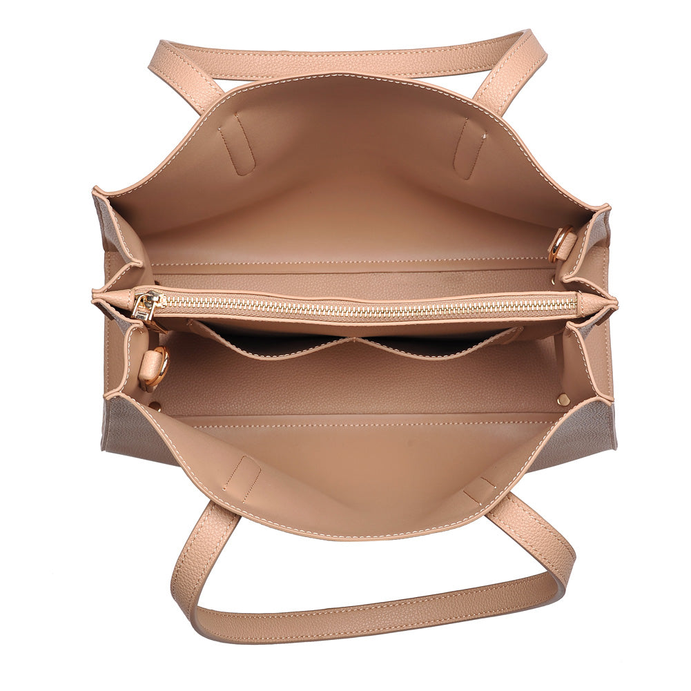 Product Image of Urban Expressions Calyx Satchel NA-840611153395 View 4 | Camel